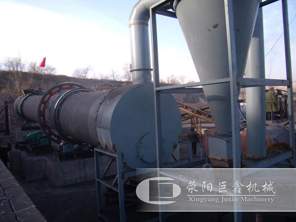 河北100t/h粉煤灰烘干機用戶現(xiàn)場