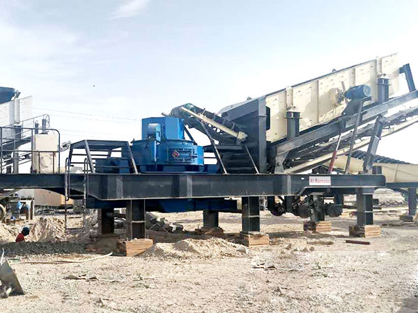 時產(chǎn)50-100噸小型石灰石生產(chǎn)線(移動式)