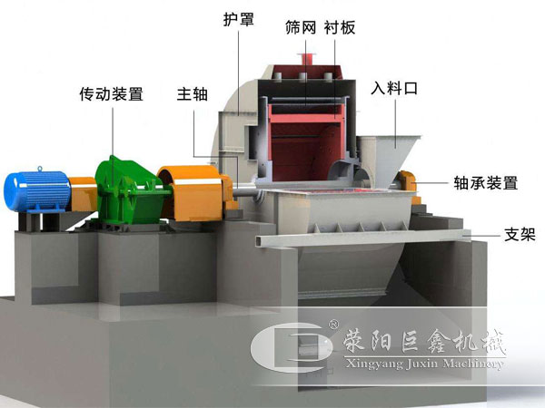 帶篩磨結構原理圖