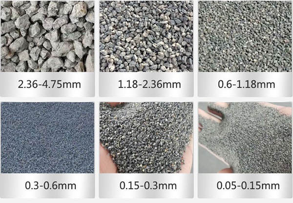 機制砂設(shè)備制沙成品展示