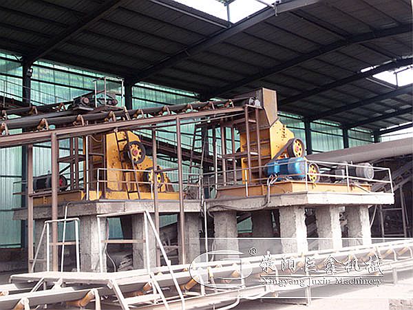 雙級(jí)破破碎煤矸石破碎用戶現(xiàn)場